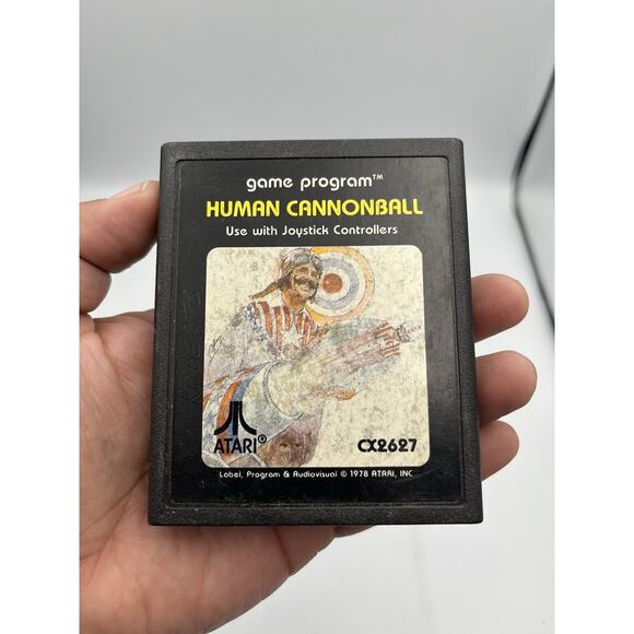 Human Cannonball (Atari 2600, 1978) Authentic Cartridge Only - Picture 1 of 4